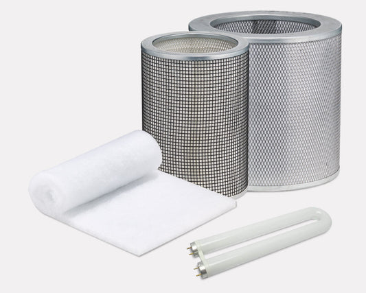 Bundle of UV Germicidal Lamp, Prefilter, HEPA Filter and Carbon Filter